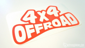 Наклейка на авто "4х4" EN