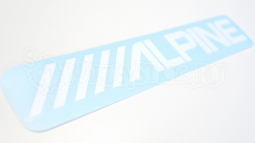 Наклейка на авто  "Alpine"