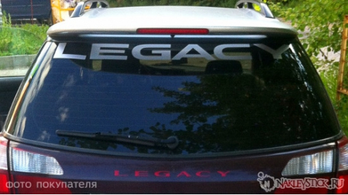 Наклейка на авто "Subaru Legacy"
