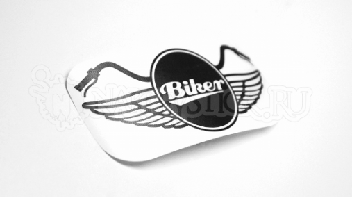 Наклейка на авто "Biker"