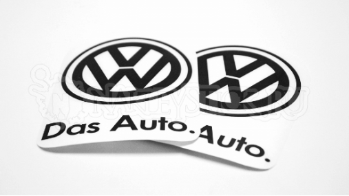 Наклейка на авто "Volkswagen - Das Auto"