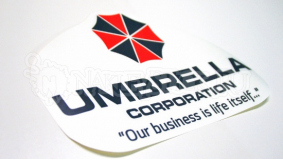 Наклейка на авто "Корпорация Umbrella"