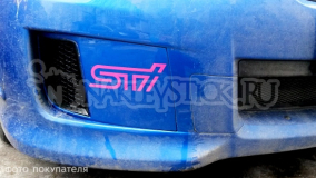 Наклейка "STI" на Субару