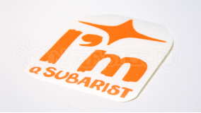Наклейка на авто "I'm subarist"