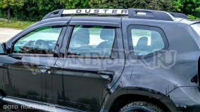 Наклейки на авто "Renault Duster надпись", 2 шт