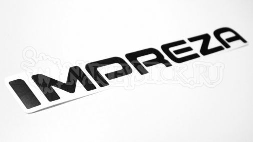 Наклейка на авто "Subaru Impreza"