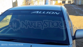 Наклейка на авто "Toyota Allion"