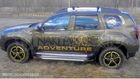 Наклейка на авто "Duster Adventure", 2шт