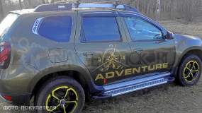 Наклейка на авто "Duster Adventure", 2шт