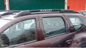 Наклейки на авто "Renault Duster надпись", 2 шт