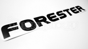 Наклейка на авто "Subaru Forester"