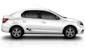 Комплект наклеек "Renault sport" автомобиль Рено, вид 2