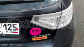 Наклейка на авто "NGK-1"