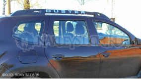 Наклейки на авто "Renault Duster надпись", 2 шт