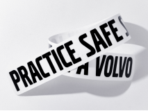 Наклейка на авто "Practice safe sex. Make love in a Volvo"