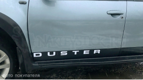 Наклейки на авто "Renault Duster надпись", 2 шт