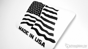 Наклейка на авто "Сделано в США"