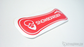 Наклейка на авто "Snowboarder"