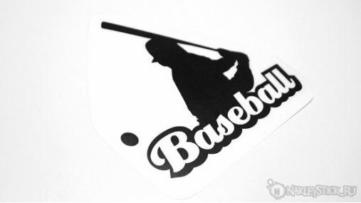 Наклейка на авто "Baseball"