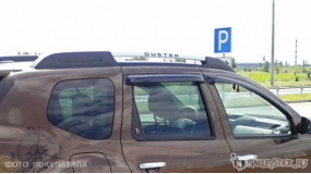 Наклейки на авто "Renault Duster надпись", 2 шт