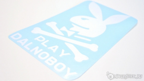 Наклейка на авто "Play Dalnoboy"