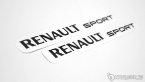 Наклейка на авто "Renault sport"