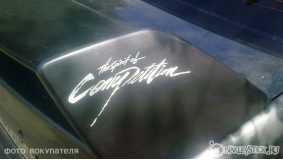 Наклейка на авто "The spirit of competition"