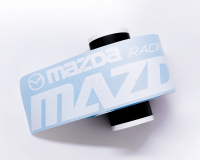 Наклейка полоса "Mazdaspeed" на лобовое стекло 130 х 18 см