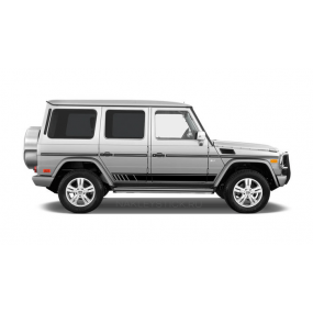 Акцентные полосы на борт Mercedes-Benz G-class Gelandewagen, вид 1