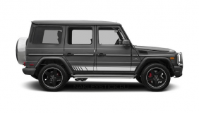 Акцентные полосы на борт Mercedes-Benz G-class Gelandewagen, вид 1