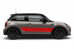 Спортивные полосы на двери Mini Cooper, вид 7