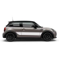 Спортивные полосы на двери Mini Cooper, вид 7