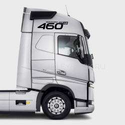 Наклейки "460 FH12" на Вольво серии FH, 2 шт