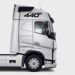 Наклейки "440 FH13" на Вольво серии FH, 2 шт