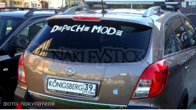 Наклейка на авто "Depeche Mode"
