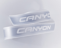 Комплект наклеек-полос CANYON на борт автомобиля Volkswagen Amarok, вид 2