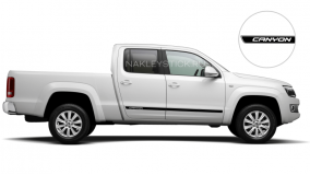 Комплект наклеек-полос CANYON на борт автомобиля Volkswagen Amarok, вид 2