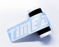 Наклейка полоса "Time Attack" на лобовое стекло 130 х 18 см