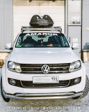Наклейка полоса "Volkswagen Amarok" на лобовое стекло 145 х 20 см