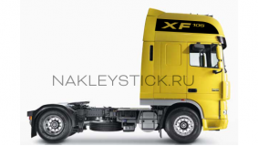 Комплект наклеек "XF 105" на автомобиль DAF, вид 2