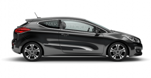 Акцентные полосы на борт Kia Pro Cee'd, вид 4