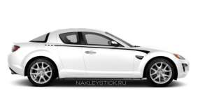 Акцентные полосы на двери Mazda RX-8, вид 6