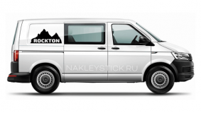 Наклейка "Горы" на Volkswagen Transporter Rockton