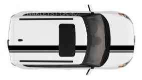 Спортивные полосы на Kia Soul, вид 7