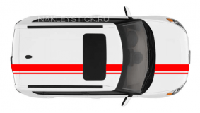 Спортивные полосы на Kia Soul, вид 7