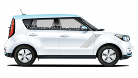 Комплект спортивных полос на двери Kia Soul, вид 1