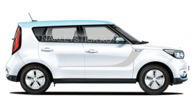 Комплект акцентных полос на двери Kia Soul, вид 3