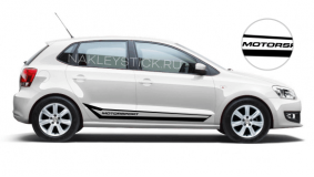 Акцентные полосы на Volkswagen Polo, вид 4