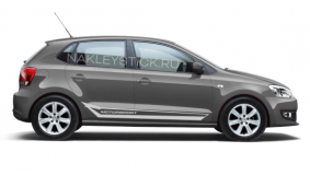 Акцентные полосы на Volkswagen Polo, вид 4