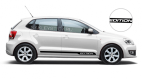 Спортивные полосы на Volkswagen Polo, вид 8